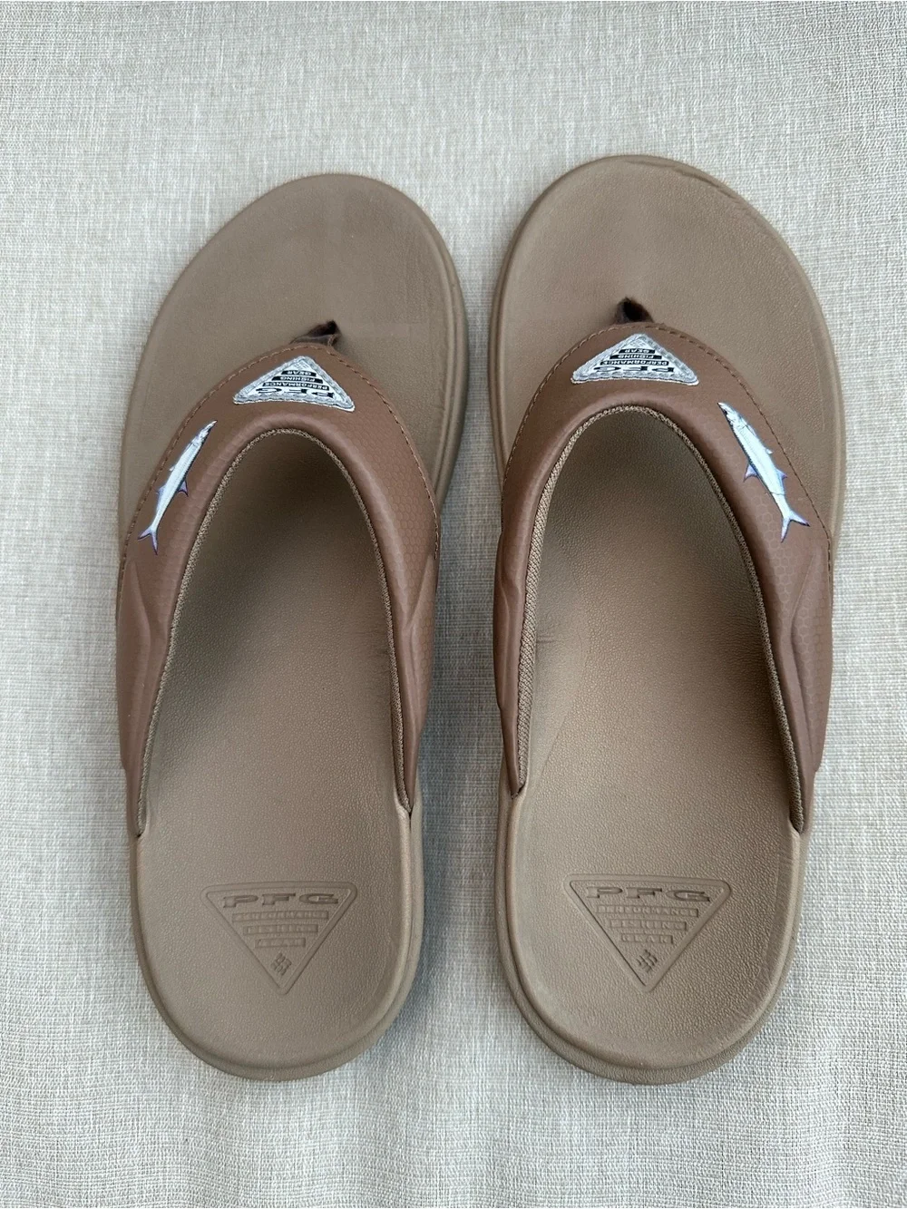 Columbia PFG Men's Brown Flip-Flop Sandals
